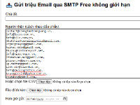 [Yêu cầu mô tả rõ hơn về source code]  Gửi hàng triệu Email qua SMTP Free không giới hạn v2